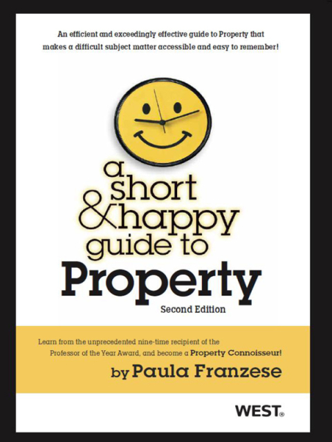 Cover image for book Franzese's A Short and Happy Guide to Property
