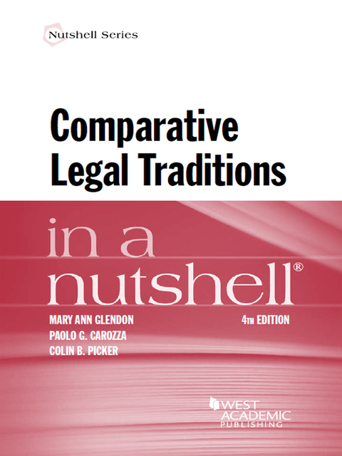 Cover image for book Glendon, Carozza, and Picker's Comparative Legal Traditions in a Nutshell