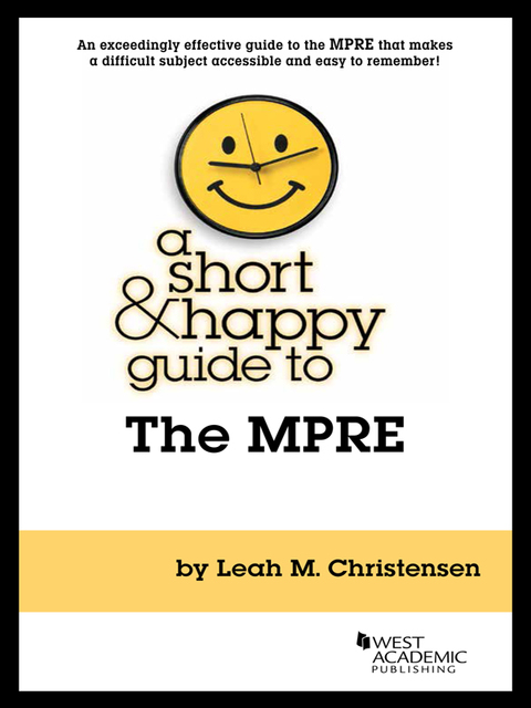 Cover image for book Christensen's A Short and Happy Guide to the MPRE