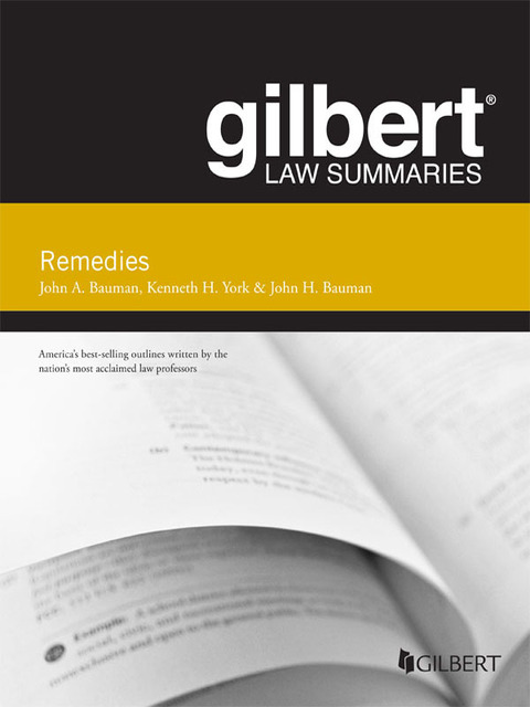 Cover image for book Bauman's Gilbert Law Summary on Remedies
