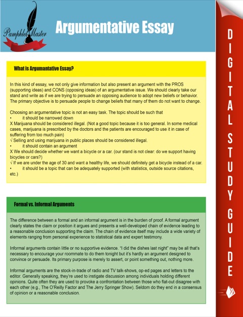 Cover image for book Argumentative Essay