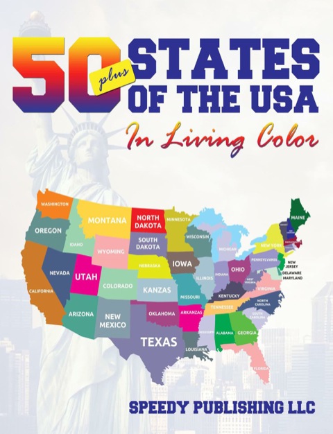 Cover image for book Fifty  States Of The USA In Living Color