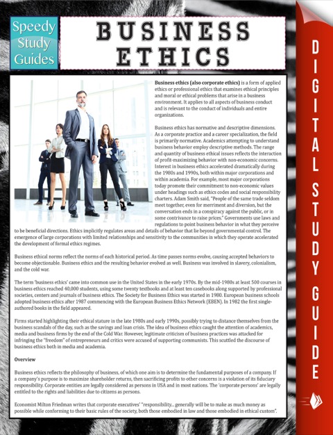 Cover image for book Business Ethics