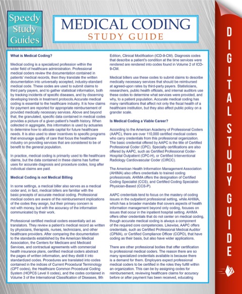 Cover image for book Medical Coding Study Guide