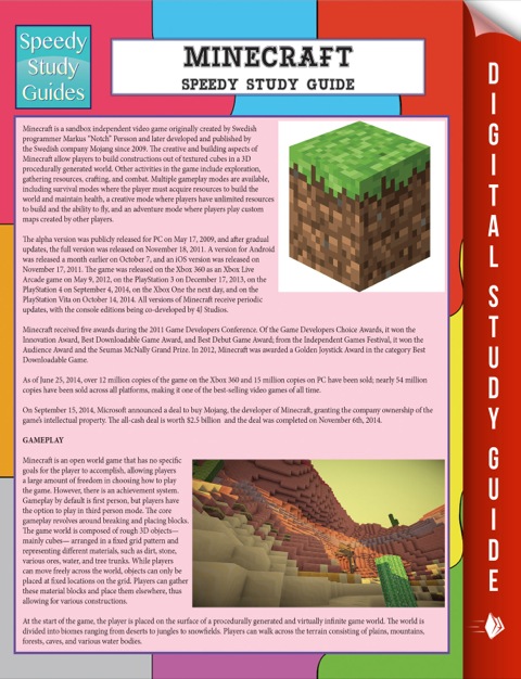 Cover image for book Minecraft Speedy Study Guide (Speedy Study Guide)