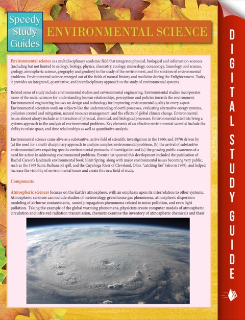 Cover image for book Environmental Science (Speedy Study Guide)