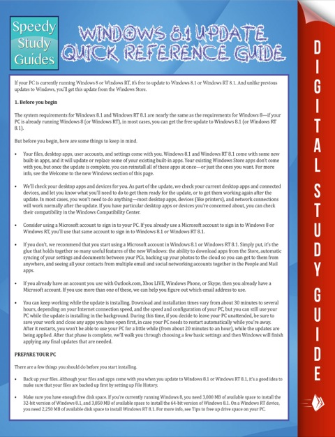 Cover image for book Windows 8.1 Update Quick Reference Guide