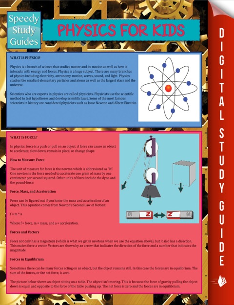 Cover image for book Physics For Kids (Speedy Study Guide)
