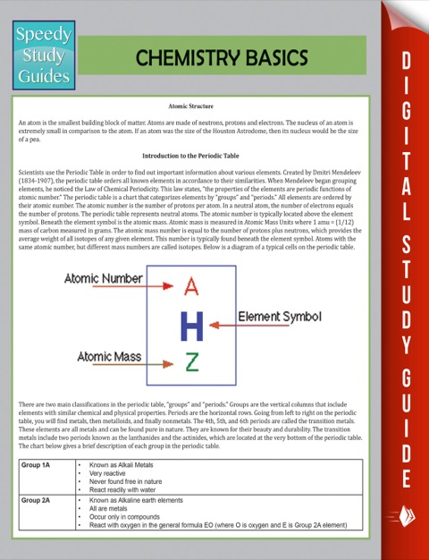 Cover image for book Chemistry Basics (Speedy Study Guide)