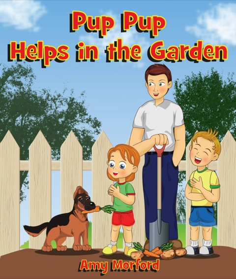 Cover image for book Pup Pup Helps in the Garden