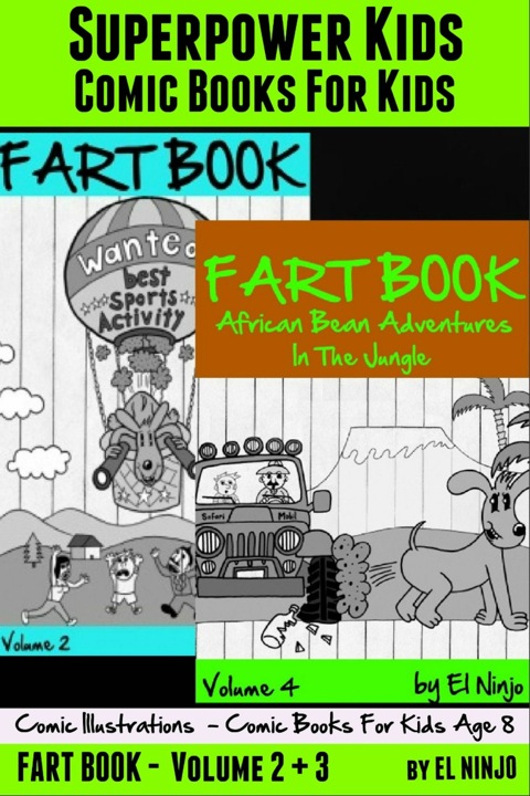 Cover image for book Superpower Kids: Comic Books For Kids- Comic Illustrations - Comic Books For Kids Age 8
