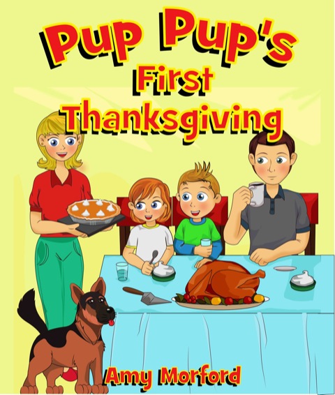 Cover image for book Pup Pup's First Thanksgiving