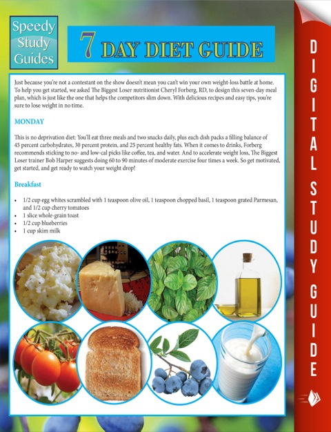 Cover image for book 7 Day Diet Guide (Speedy Study Guide)