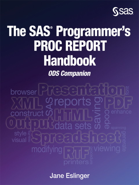 Cover image for book The SAS Programmer's PROC REPORT Handbook