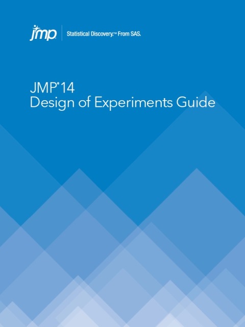 Cover image for book JMP 14 Design of Experiments Guide