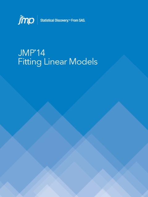 Cover image for book JMP 14 Fitting Linear Models