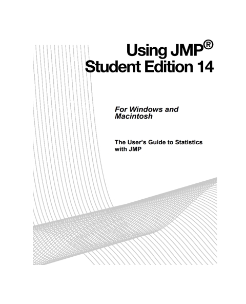 Cover image for book Using JMP Student Edition 14