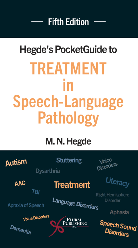 Cover image for book Hegde's PocketGuide to Treatment in Speech-Language Pathology, Fifth Edition