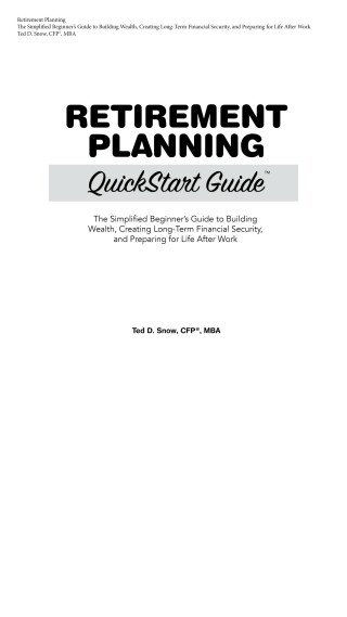 Retirement Planning QuickStart Guide