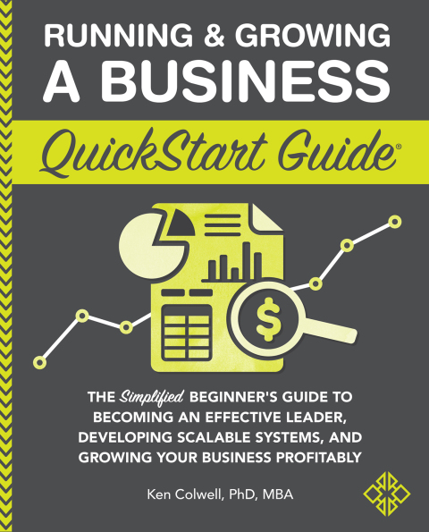 Cover image for book Running & Growing a Business QuickStart Guide