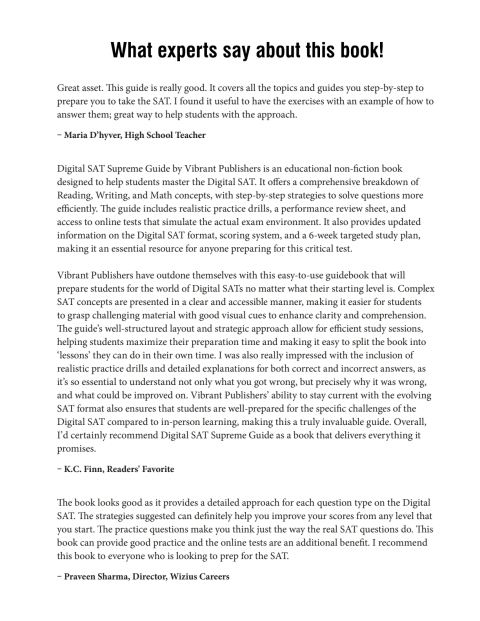 Digital SAT Supreme Guide 
