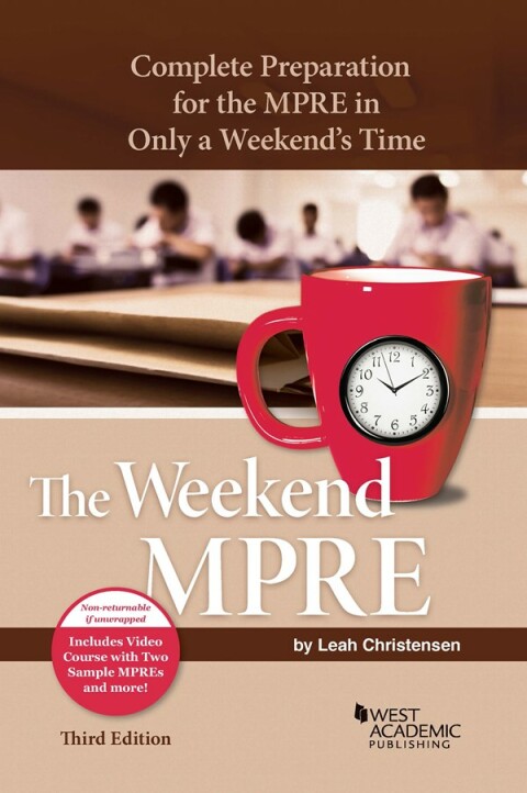 Cover image for book Christensen's The Weekend MPRE: Complete Preparation for the MPRE in Only a Weekend's Time