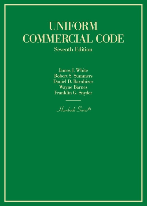 Cover image for book White, Summers, Barnhizer, Barnes, and Snyder's Uniform Commercial Code