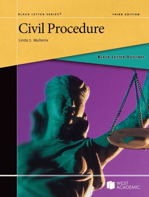 Cover image for book Mullenix's Black Letter Outline on Civil Procedure