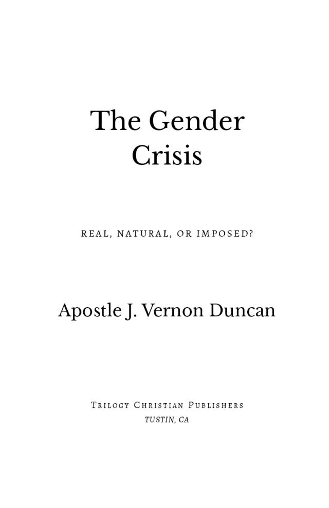 The Gender Crisis