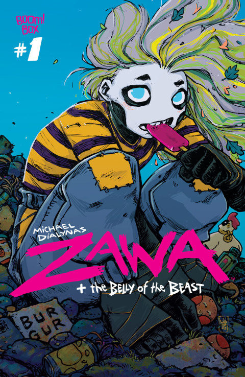 Cover image for book Zawa + The Belly of the Beast #1