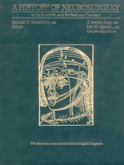 Cover image for book A History of Neurosurgery
