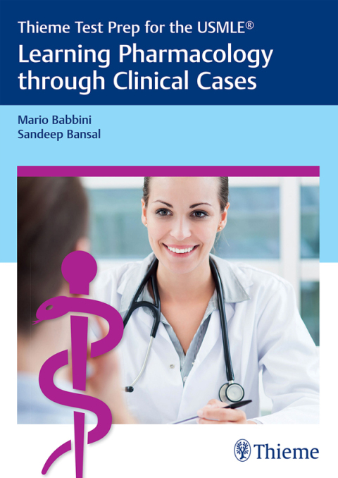 Cover image for book Thieme Test Prep for the USMLE®: Learning Pharmacology through Clinical Cases