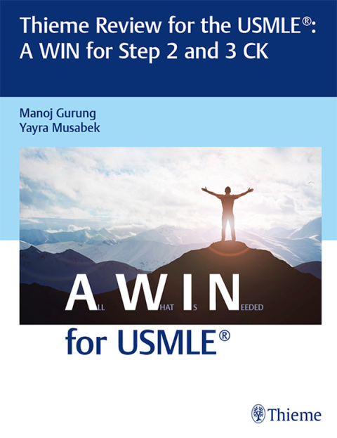 Cover image for book Thieme Review for the USMLE®: A WIN for Step 2 and 3 CK