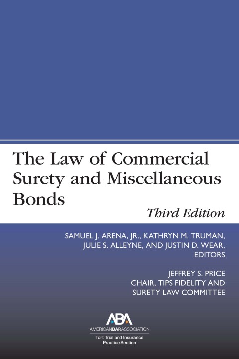Cover image for book The Law of Commercial Surety and Miscellaneous Bonds