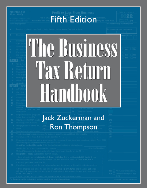 Cover image for book The Business Tax Return Handbook