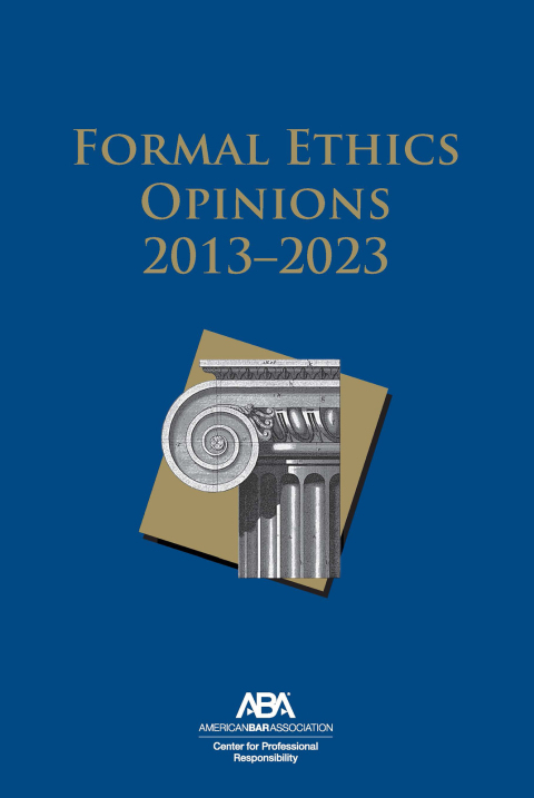 Cover image for book Formal Ethics Opinions