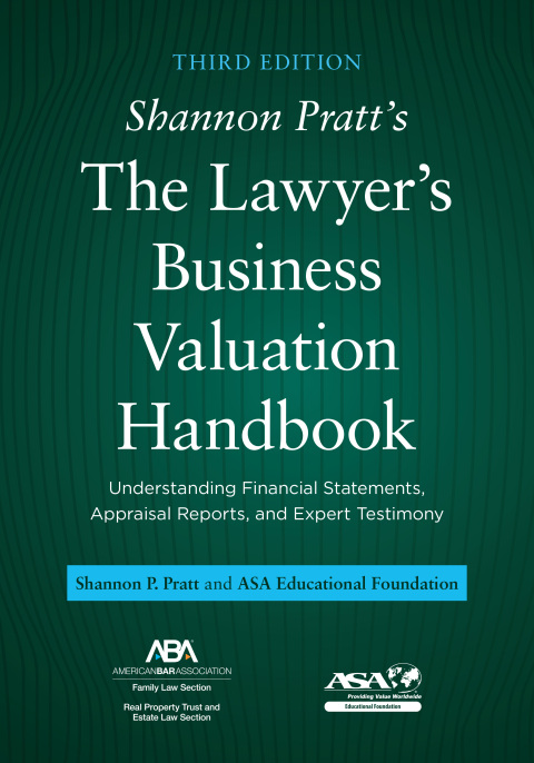 Cover image for book Shannon Pratt's The Lawyer's Business Valuation Handbook