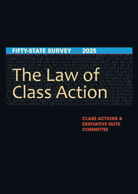 Cover image for book The Law of Class Action
