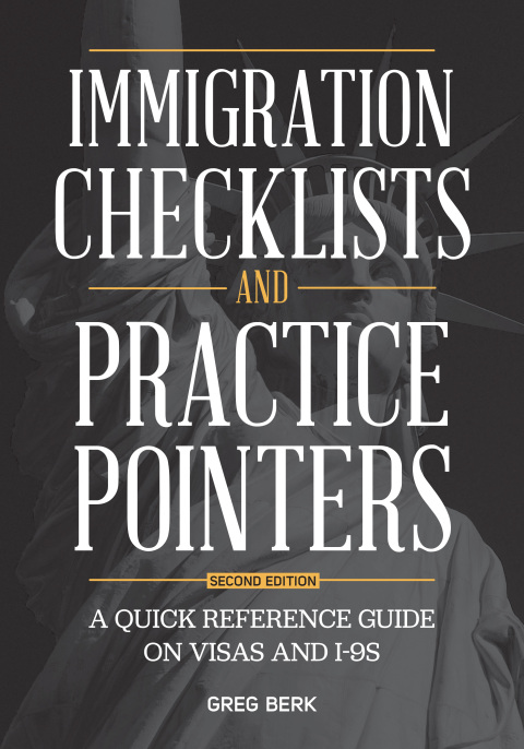 Cover image for book Immigration Checklists and Practice Pointers