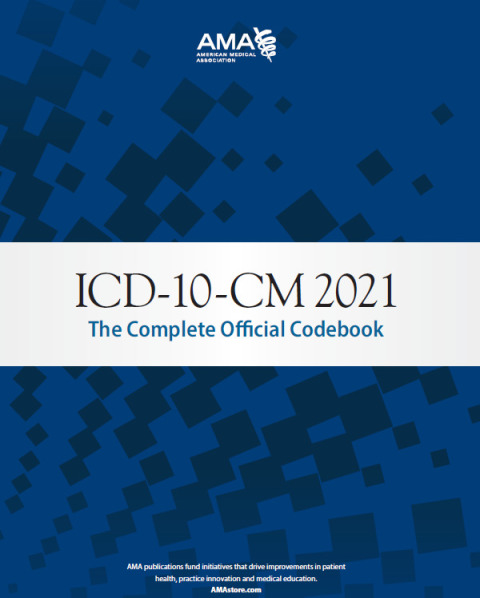 Cover image for book ICD-10-CM 2021: The Complete Official Codebook with Guidelines