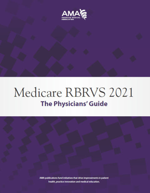 Cover image for book Medicare RBRVS 2021: The Physicians' Guide