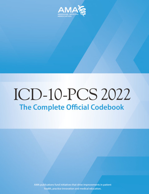 Cover image for book ICD-10-PCS 2022 The Complete Official Codebook