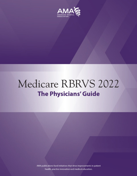 Cover image for book Medicare RBRVS 2022: The Physicians' Guide