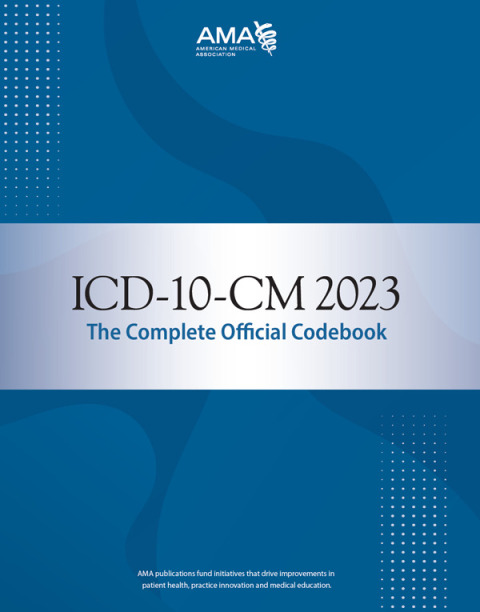 Cover image for book ICD-10-CM 2023 The Complete Official Codebook