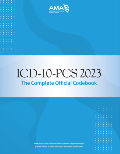 Cover image for book ICD-10-PCS 2023 The Complete Official Codebook