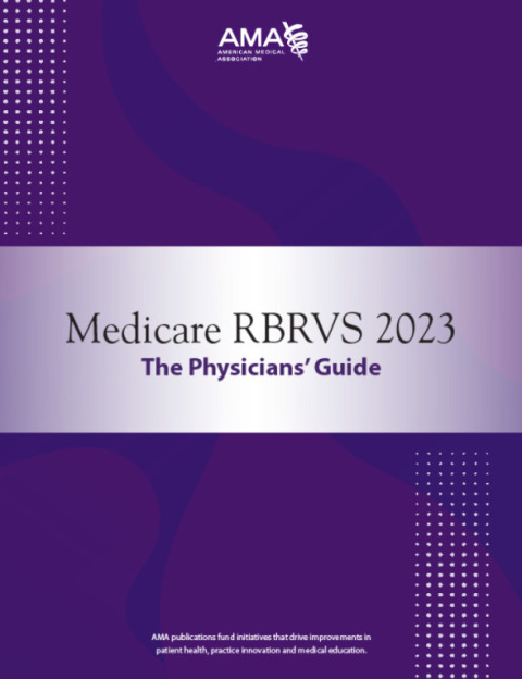 Cover image for book Medicare RBRVS 2023: The Physicians' Guide