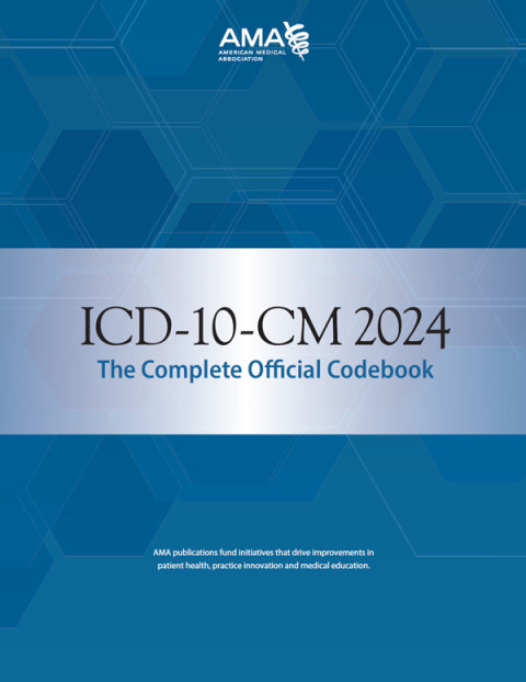 Cover image for book ICD-10-CM 2024 The Complete Official Codebook