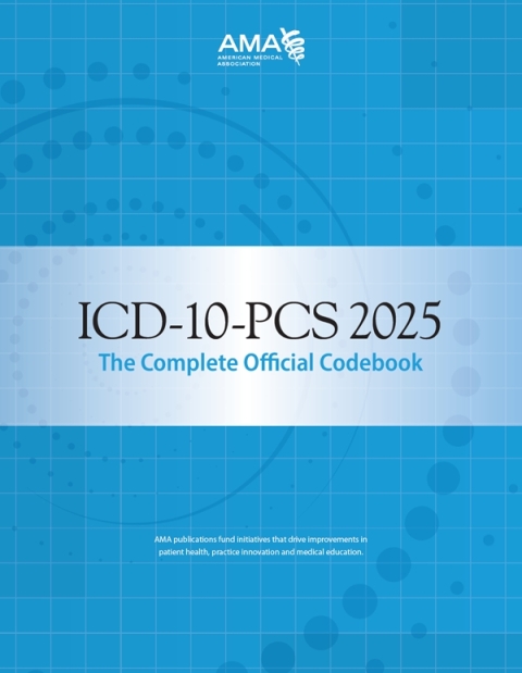 Cover image for book ICD-10-PCS 2025 The Complete Official Codebook