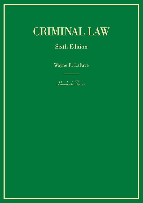 Cover image for book LaFave's Criminal Law