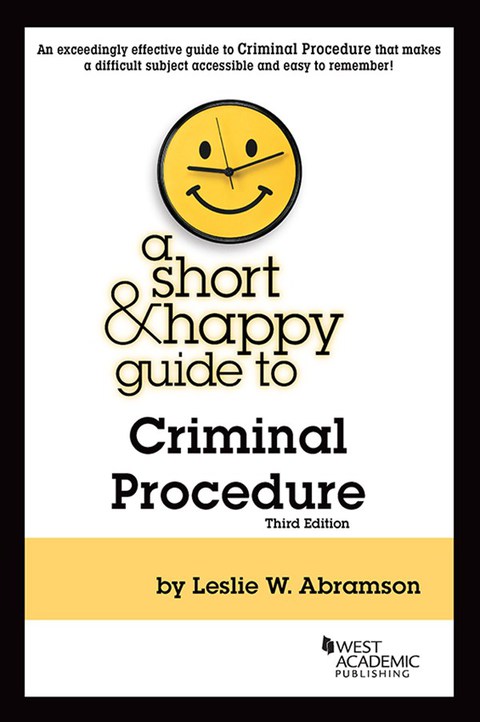 Cover image for book Abramson's A Short & Happy Guide to Criminal Procedure